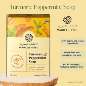 Turmeric & Peppermint Goat Milk Soap